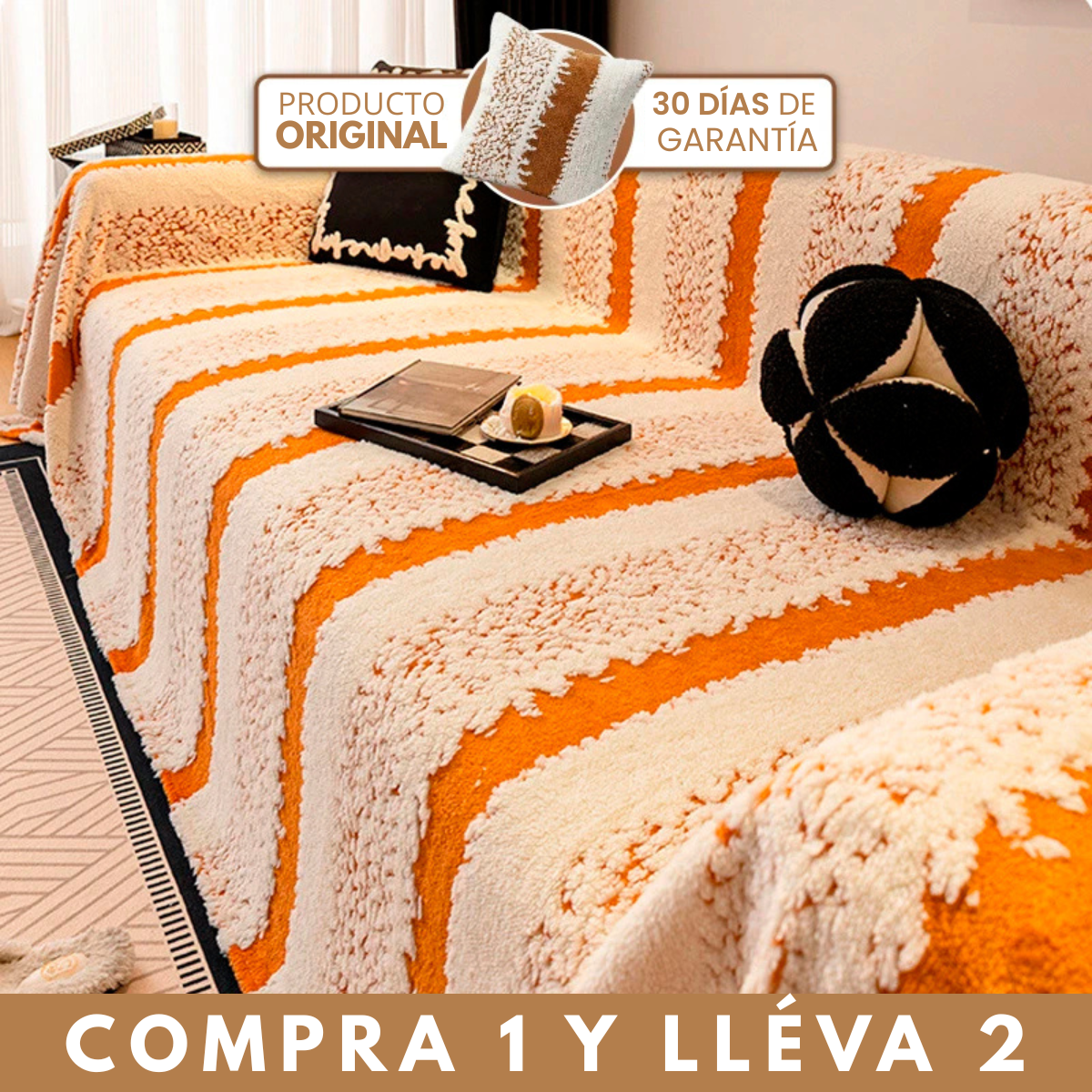 [Llevá 2 y pagá 1] Funda Verona para sillón en microfibra premium — diseño moderno y elegante + 2 almohadones GRATIS