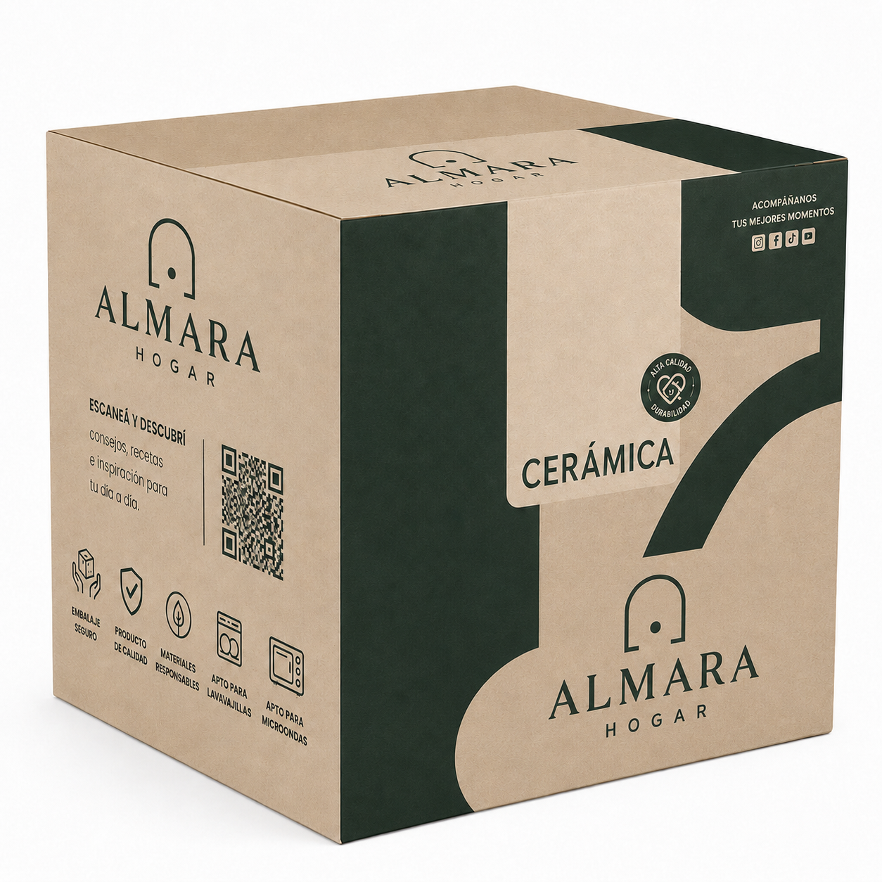 [30 PIEZAS] Juego de Vajilla de Cerámica + Set de individuales de mesa gratis