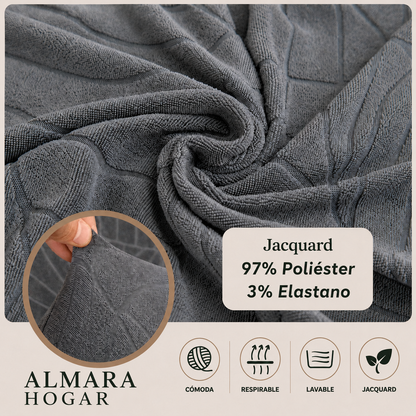 [COMPRÁ 1, LLEVÁ 2] Funda Impermeable para Sillón de Jacquard Premium + Manta de Peluche de Regalo