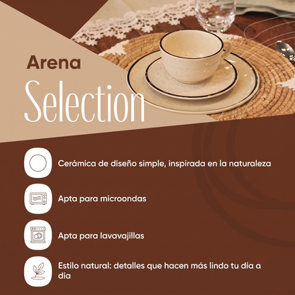 [30 PIEZAS] Juego de Vajilla Arena Selection