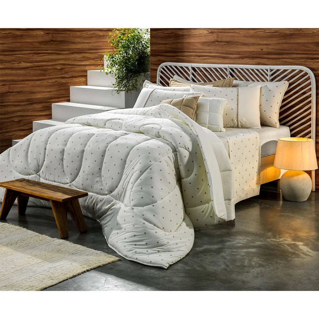 [7 PIEZAS] Juego de Cama de Algodón 100% Antialérgico + Set de Toallas Premium de Regalo